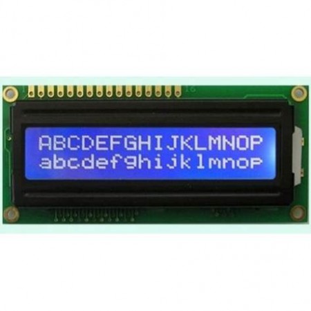 Display Lcd 16x2 Hd44780 Con Luz De Fondo Azul, $50